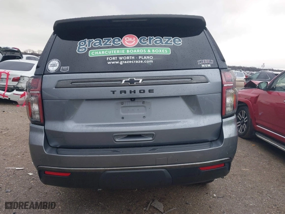 2022 Chevrolet Tahoe Z71 with VIN 1GNSKPKD4NR117277, listed as a IAAI auction lot 41547290 with 76,859 mi miles. Bid and sale history available at carsss.com. Image 16.