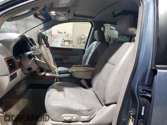 2008 Infiniti QX56 with VIN 5N3AA08CX8N913656, listed as a Copart auction lot 87501025 with 154,156 mi miles and Salvage Title. Bid and sale history available at carsss.com. Image 7.