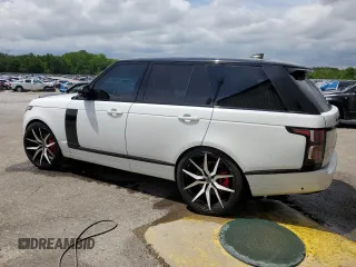2018 Land Rover Range Rover HSE with VIN SALGS2SV6JA502187, listed as a Copart auction lot 55225665 with 42,880 mi miles and Salvage title. Bid and sale history available at DreamBid. Image 2.