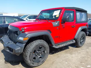 2024 Jeep Wrangler Sport S with VIN 1C4PJXAG7RW304498, listed as a IAAI auction lot 41962812 with 9,457 mi miles and . Bid and sale history available at DreamBid. Image 18.