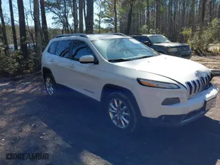 2014 Jeep Cherokee Limited with VIN 1C4PJLDS9EW238121, listed as a IAAI auction lot 41811278 with 185,240 mi miles. Bid and sale history available at carsss.com. Image 1.