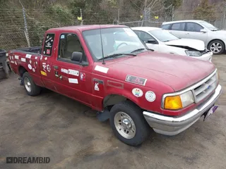 1996 Ford Ranger XL with VIN 1FTCR14A3TPA22615, listed as a IAAI auction lot 41785002 with 94,455 mi miles. Bid and sale history available at carsss.com. Image 1.