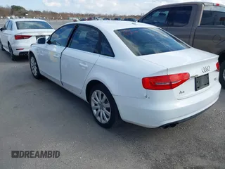 2013 Audi A4 Premium with VIN WAUBFAFL4DA172236, listed as a IAAI auction lot 41521610 with 112,867 mi miles. Bid and sale history available at carsss.com. Image 3.