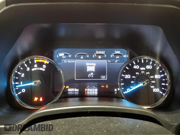 2020 Ford F-350 XL with VIN 1FT8W3BT5LEE91991, listed as a Copart auction lot 59532065 with 93,217 mi miles and Salvage title. Bid and sale history available at DreamBid. Image 9.