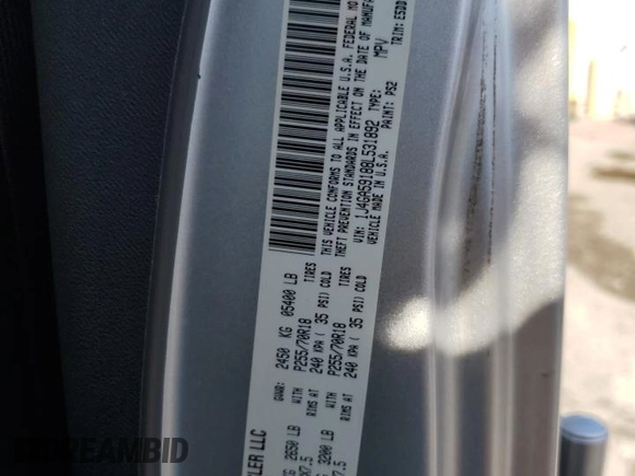 2008 Jeep Wrangler Unlimited Sahara with VIN 1J4GA59188L531892, listed as a Copart auction lot 51522415 with 86,436 mi miles and Salvage Title. Bid and sale history available at carsss.com. Image 14.