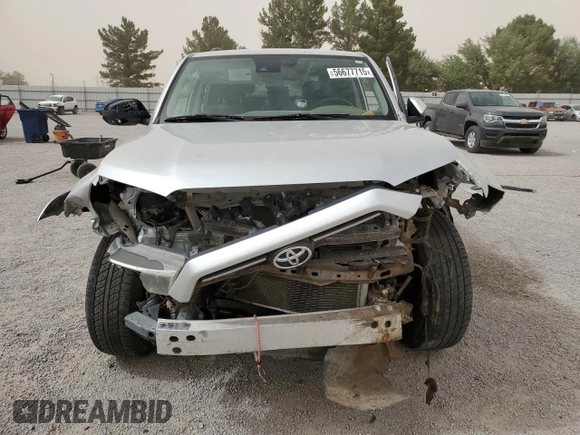 2021 Toyota 4Runner SR5 with VIN JTEEU5JR7M5238789, listed as a Copart auction lot 56677715 with 105,390 mi miles and Salvage title. Bid and sale history available at DreamBid. Image 5.