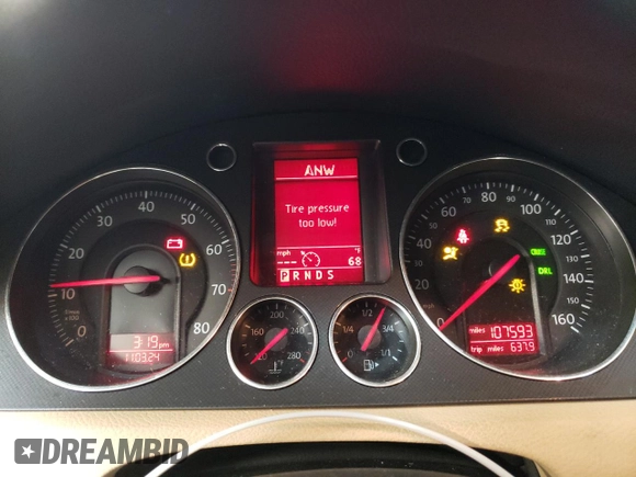 2006 Volkswagen Passat Lux with VIN WVWEK93C86P192147, listed as a Copart auction lot 78542744 with 107,593 mi miles and Salvage title. Bid and sale history available at DreamBid. Image 9.