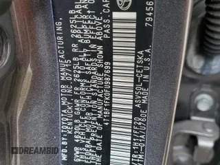 2015 Toyota Camry XLE with VIN 4T1BF1FK0FU987699, listed as a Copart auction lot 54391305 with 95,328 mi miles and Salvage Title. Bid and sale history available at carsss.com. Image 12.