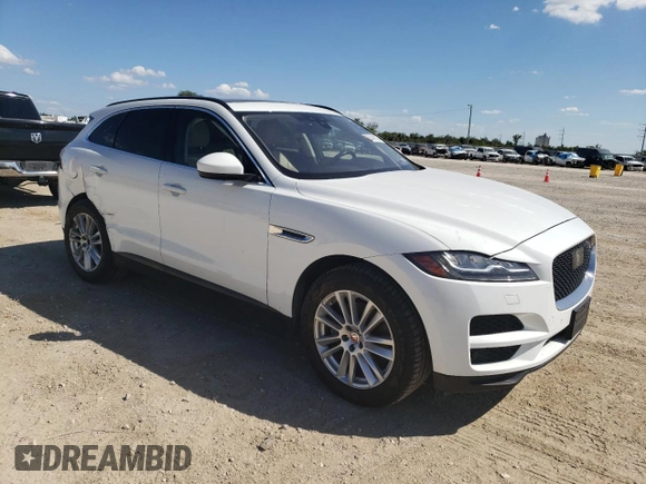 2019 Jaguar F-Pace 25t Prestige with VIN SADCK2GX8KA359314, listed as a Copart auction lot 66420874 with 90,383 mi miles and Salvage Title. Bid and sale history available at DreamBid. Image 4.