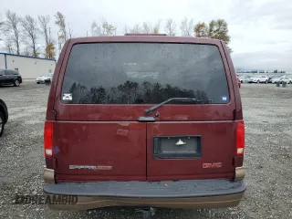2003 GMC Safari with VIN 1GKEL19X63B510272, listed as a Copart auction lot 75436594 with 31,989 mi miles and Salvage Title. Bid and sale history available at carsss.com. Image 6.