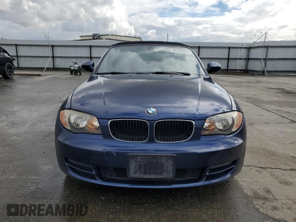 2011 BMW 1 Series 128i with VIN WBAUN1C57BVH83615, listed as a Copart auction lot 44755235 with 97,138 mi miles and Salvage title. Bid and sale history available at DreamBid. Image 5.