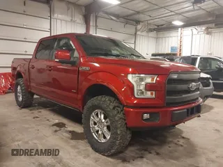 2017 Ford F-150 XL with VIN 1FTEW1EG0HFA28941, listed as a IAAI auction lot 41724049 with 172,739 mi miles. Bid and sale history available at carsss.com. Image 1.