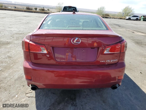 2013 Lexus IS 250 with VIN JTHCF5C20D5063323, listed as a Copart auction lot 50349985 with 92,610 mi miles and Salvage Title. Bid and sale history available at carsss.com. Image 6.