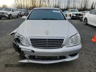 2003 Mercedes-Benz S 55 AMG with VIN WDBNG74J73A357542, listed as a Copart auction lot 87545475 with 76,588 mi miles and Salvage Title. Bid and sale history available at DreamBid. Image 5.