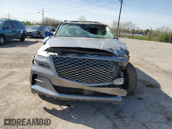 2021 Genesis GV80 with VIN KMUHBDSB0MU034504, listed as a Copart auction lot 54057885 with Not provided miles and Non repairable. Bid and sale history available at DreamBid. Image 5.