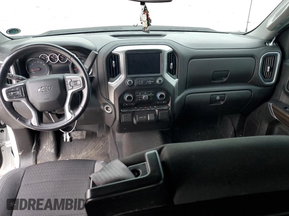2021 Chevrolet Silverado 1500 RST with VIN 1GCPWDED7MZ414619, listed as a Copart auction lot 41776115 with 51,188 mi miles and Salvage Title. Bid and sale history available at carsss.com. Image 8.