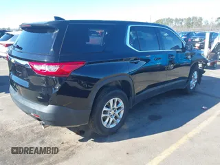 2020 Chevrolet Traverse LS with VIN 1GNEVFKW9LJ287890, listed as a IAAI auction lot 41327417 with 58,822 mi miles and . Bid and sale history available at DreamBid. Image 4.