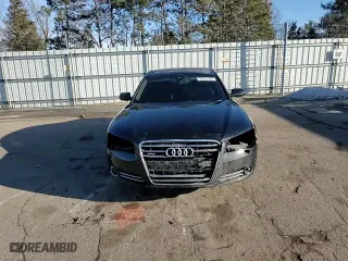 2013 Audi A8 L 4.0L with VIN WAUR2AFD9DN019217, listed as a Copart auction lot 42625595 with 131,451 mi miles and Salvage Title. Bid and sale history available at carsss.com. Image 10.