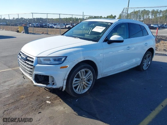 2018 Audi Q5 Premium Plus with VIN WA1BNAFY6J2151387, listed as a IAAI auction lot 41471432 with 111,738 mi miles. Bid and sale history available at carsss.com. Image 2.
