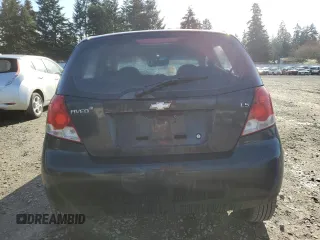 2008 Chevrolet Aveo LS with VIN KL1TD66608B164419, listed as a Copart auction lot 51552215 with 158,791 mi miles and Salvage Title. Bid and sale history available at DreamBid. Image 6.