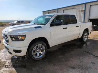 2024 Ram 1500 Tradesman z VIN 1C6RRFGG3RN145463, wystawiony jako Copart lot #55844895 z przebiegiem 22 863 mil mil oraz Czysty tytuł • Clean title. Historia ofert i sprzedaży dostępna na DreamBid. Obrazek 1.