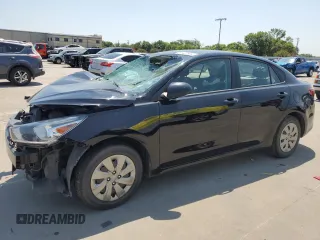 2019 Kia Rio S with VIN 3KPA24AB3KE242006, listed as a Copart auction lot 62422604 with 128,723 mi miles and Salvage Title. Bid and sale history available at DreamBid. Image 1.