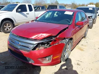 2011 Ford Fusion SPORT with VIN 3FAHP0KCXBR206585, listed as a IAAI auction lot 41779683 with 171,958 mi miles. Bid and sale history available at carsss.com. Image 2.