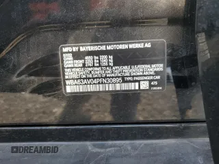 2023 BMW 4 Series 430i z VIN WBA63AV04PFN30895, wystawiony jako Copart lot #57514665 z przebiegiem 38 160 mil mil oraz Szkoda całkowita • Salvage title. Historia ofert i sprzedaży dostępna na DreamBid. Obrazek 13.