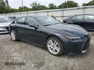 2024 Lexus IS 300 with VIN JTHCA1D24R5129899, listed as a Copart auction lot 58364115 with 23,360 mi miles and Salvage title. Bid and sale history available at DreamBid. Image 4.