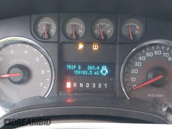 2010 Ford F-150 XL with VIN 1FTEW1C84AKE48789, listed as a IAAI auction lot 41430226 with 159,183 mi miles. Bid and sale history available at carsss.com. Image 7.