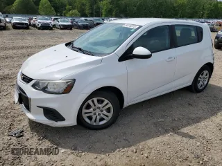 2017 Chevrolet Sonic LT with VIN 1G1JG6SH1H4169611, listed as a Copart auction lot 54315375 with 83,726 mi miles and Salvage title. Bid and sale history available at DreamBid. Image 1.