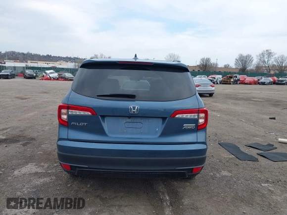 2021 Honda Pilot Special Edition with VIN 5FNYF6H25MB024702, listed as a IAAI auction lot 41833171 with 64,459 mi miles. Bid and sale history available at carsss.com. Image 17.