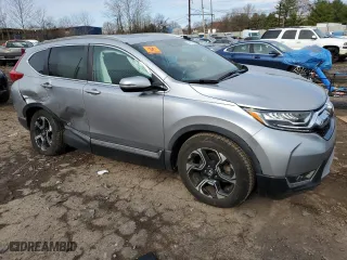 2019 Honda CR-V Touring with VIN 7FARW1H97KE004540, listed as a Copart auction lot 50263075 with 46,308 mi miles and Salvage Title. Bid and sale history available at carsss.com. Image 4.