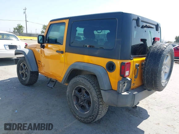 2012 Jeep Wrangler Sport with VIN 1C4AJWAG1CL286332, listed as a IAAI auction lot 42408102 with 169,204 mi miles and . Bid and sale history available at DreamBid. Image 3.