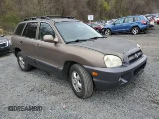 2005 Hyundai Santa Fe GLS with VIN KM8SC73D45U893440, listed as a Copart auction lot 54064965 with 195,826 mi miles and Clean Title. Bid and sale history available at carsss.com. Image 4.