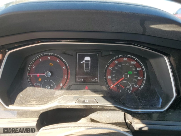2021 Volkswagen Jetta S with VIN 3VWC57BU5MM084968, listed as a Copart auction lot 45711905 with 80,754 mi miles and Salvage Title. Bid and sale history available at carsss.com. Image 9.