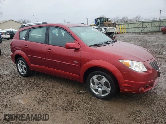 2005 Pontiac Vibe with VIN 5Y2SM63875Z436526, listed as a Copart auction lot 52885945 with 59,815 mi miles and Clean title. Bid and sale history available at DreamBid. Image 4.
