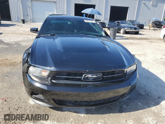 2012 Ford Mustang Premium with VIN 1ZVBP8AM4C5267344, listed as a Copart auction lot 58616155 with 118,484 mi miles and Salvage title. Bid and sale history available at DreamBid. Image 5.