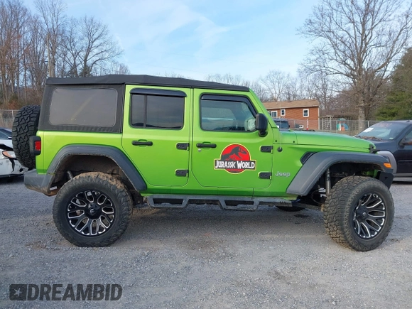 2018 Jeep Wrangler Unlimited Sport с VIN 1C4HJXDN6JW293075, выставлен на аукционе IAAI как лот 41786253 с пробегом 87 187 миль миль и . История ставок и продаж доступна на DreamBid. Изображение 14.
