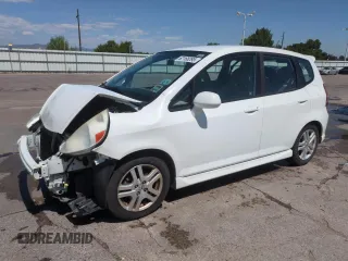 2007 Honda Fit Sport with VIN JHMGD386X7S020721, listed as a Copart auction lot 62168295 with 145,396 mi miles and Salvage title. Bid and sale history available at DreamBid. Image 1.