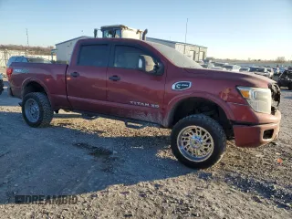 2016 Nissan Titan XD Platinum Reserve with VIN 1N6BA1F43GN502064, listed as a Copart auction lot 82686584 with 275,417 mi miles and Salvage Title. Bid and sale history available at carsss.com. Image 4.
