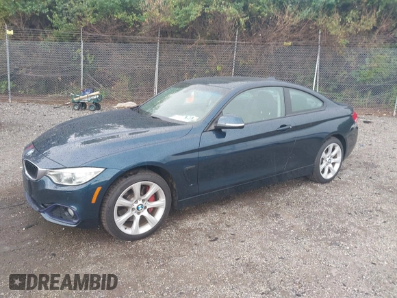 2014 BMW 4 Series 435i xDrive with VIN WBA3R5C58EK188668, listed as a IAAI auction lot 39946954 with 89,513 mi miles and . Bid and sale history available at DreamBid. Image 2.