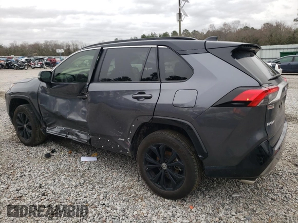 2024 Toyota RAV4 Hybrid XSE with VIN JTME6RFV0RD560232, listed as a Copart auction lot 46059075 with 50,099 mi miles and Salvage Title. Bid and sale history available at carsss.com. Image 2.