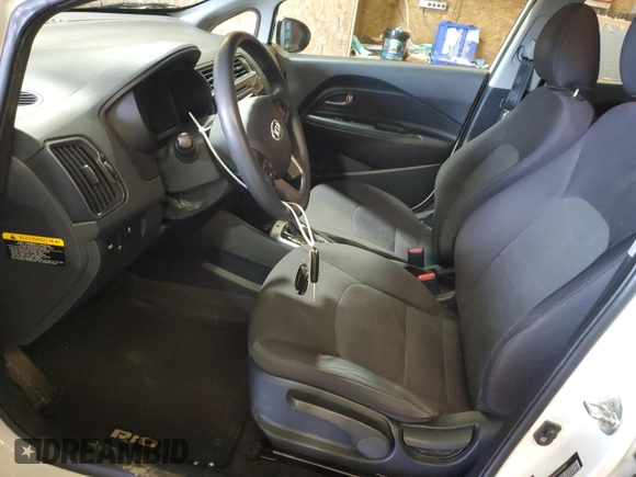 2016 Kia Rio LX with VIN KNADM4A34G6000917, listed as a Copart auction lot 54165495 with 113,272 mi miles and Salvage Title. Bid and sale history available at carsss.com. Image 7.