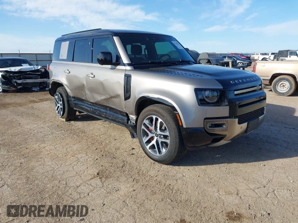 2023 Land Rover Defender X с VIN SALEX7EU1P2148879, выставлен на аукционе IAAI как лот 41770581 с пробегом 32 831 миль миль и . История ставок и продаж доступна на DreamBid. Изображение 1.