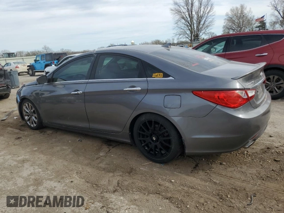 2013 Hyundai Sonata Limited with VIN 5NPEC4AC9DH577602, listed as a Copart auction lot 50443295 with 155,868 mi miles and Clean Title. Bid and sale history available at DreamBid. Image 2.