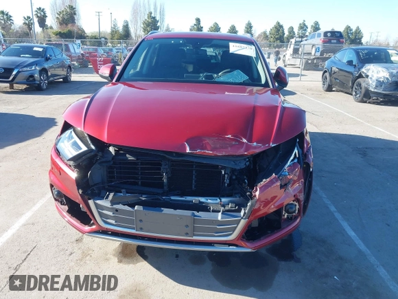 2018 Audi Q5 Prestige with VIN WA1CNBFY7J2133023, listed as a IAAI auction lot 41687379 with 55,646 mi miles and . Bid and sale history available at DreamBid. Image 6.