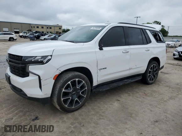 2023 Chevrolet Tahoe RST с VIN 1GNSCRKD9PR391778, выставлен на аукционе Copart как лот 54725335 с пробегом Не указан миль и Списание • Salvage title. История ставок и продаж доступна на DreamBid. Изображение 1.