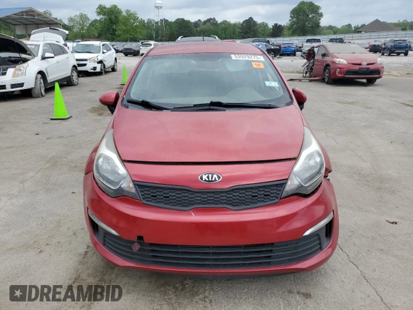 2017 Kia Rio LX with VIN KNADM4A39H6005760, listed as a Copart auction lot 53929275 with 0 mi miles and Clean Title. Bid and sale history available at carsss.com. Image 5.