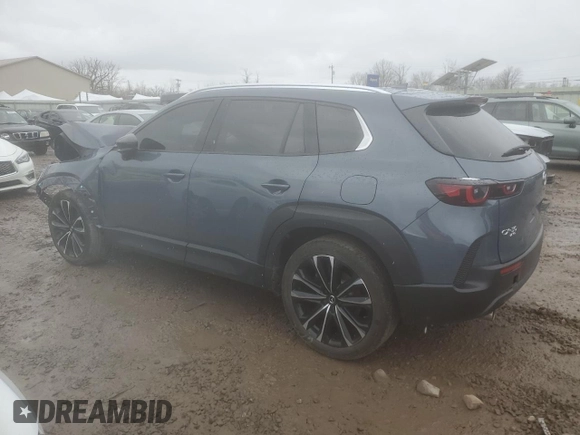 2023 Mazda CX-50 S Premium Plus with VIN 7MMVABEM3PN101329, listed as a Copart auction lot 85211514 with 44,245 mi miles and Salvage Title. Bid and sale history available at DreamBid. Image 2.